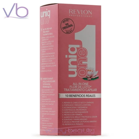 Revlon Professional Uniq One Lotus Flower Hair Treatment | All-In-One Multi-Benefit Leave-In Spray, 150ml