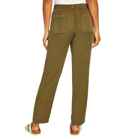 Gap Womens Pull On Tencel Pant (Olive Night, XXL)
