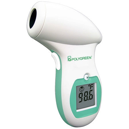Polygreen Non-Contact Digital Thermometer for Adults and Kids Open Box