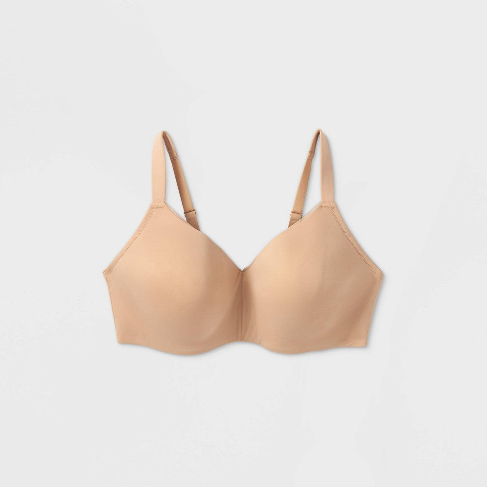 Women's Wirefree Bra - Auden™ Tan 48DD