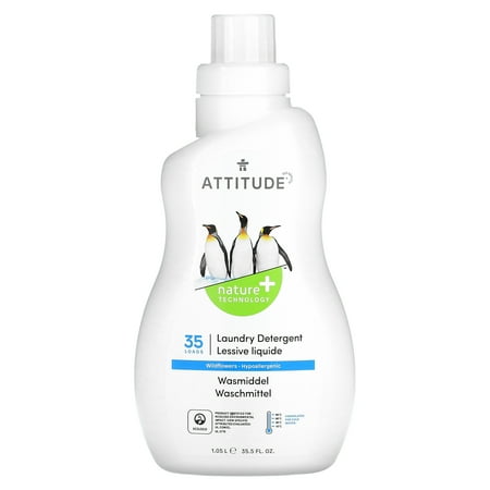 ATTITUDE Laundry Detergent, Wildflowers, 35.5 fl oz (1.05 l)