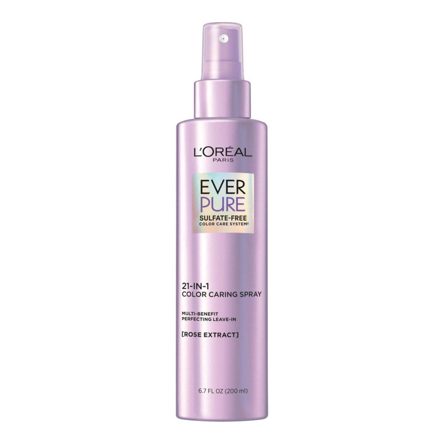 L'Oreal Paris EverPure 21-in-1 Color Caring Spray Leave in - Sulfate Free, 6.7 Fl Oz