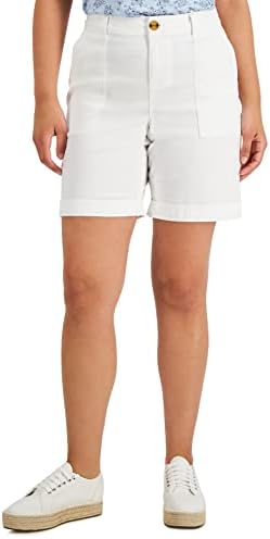 Style Women's Rolled Cuff Bermuda Shorts