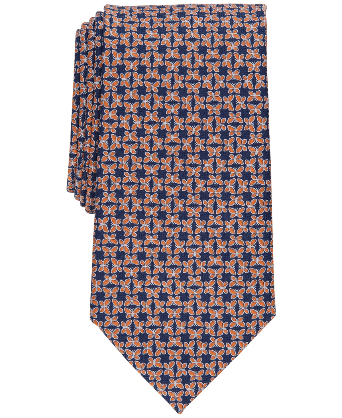 Club Room Men's Classic Butterfly Tie, Created for Macy's - Orange