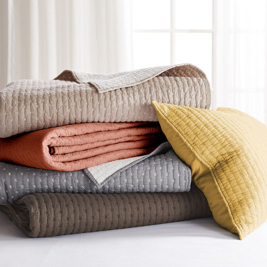 Levtex Home Cross Stitch Quilt Set