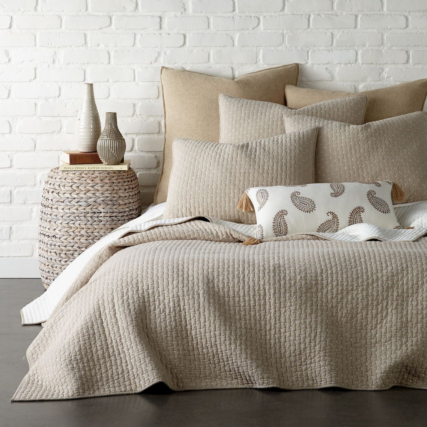 Levtex Home Cross Stitch Quilt Set