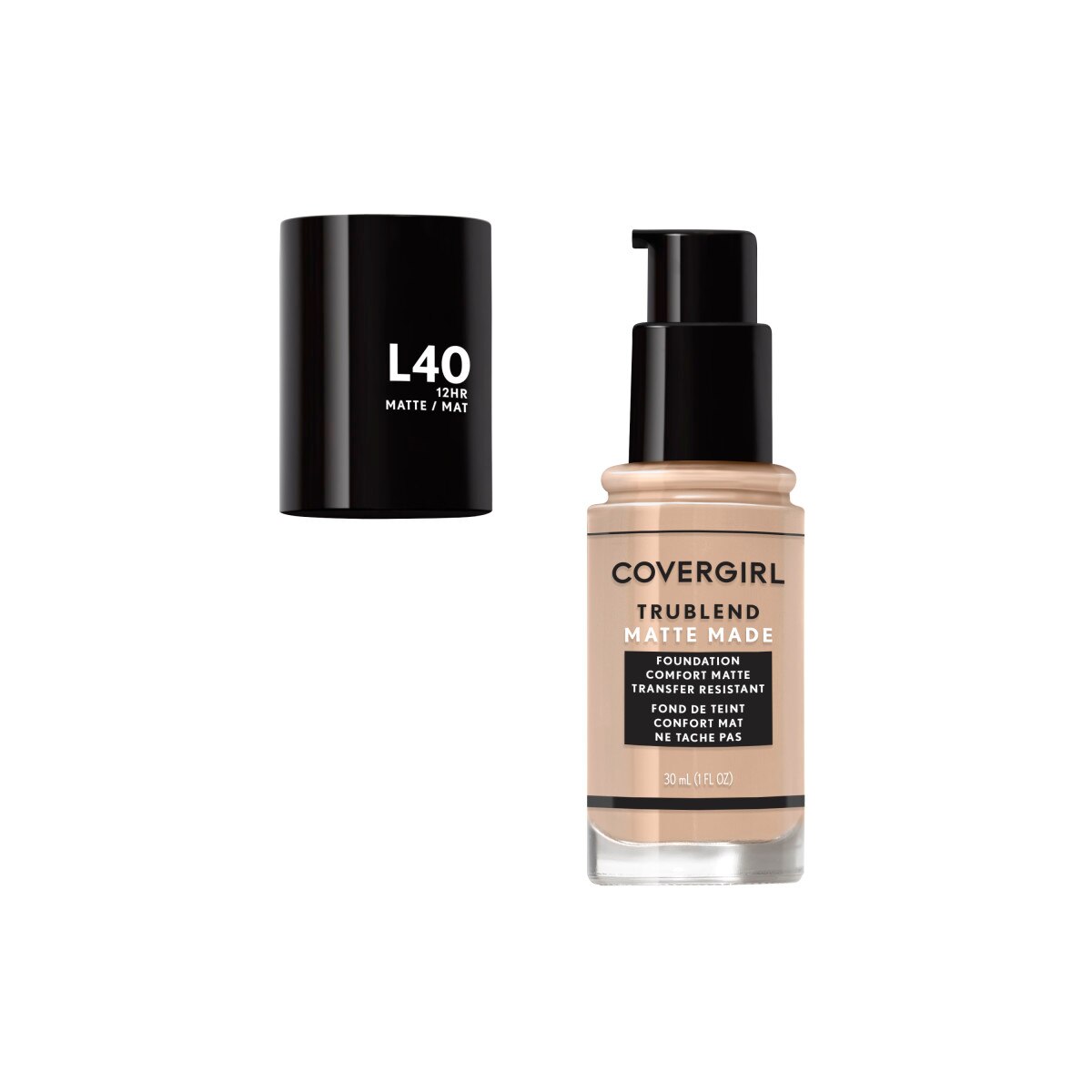CoverGirl TruBlend Matte Made Liquid Foundation, Classic Ivory
