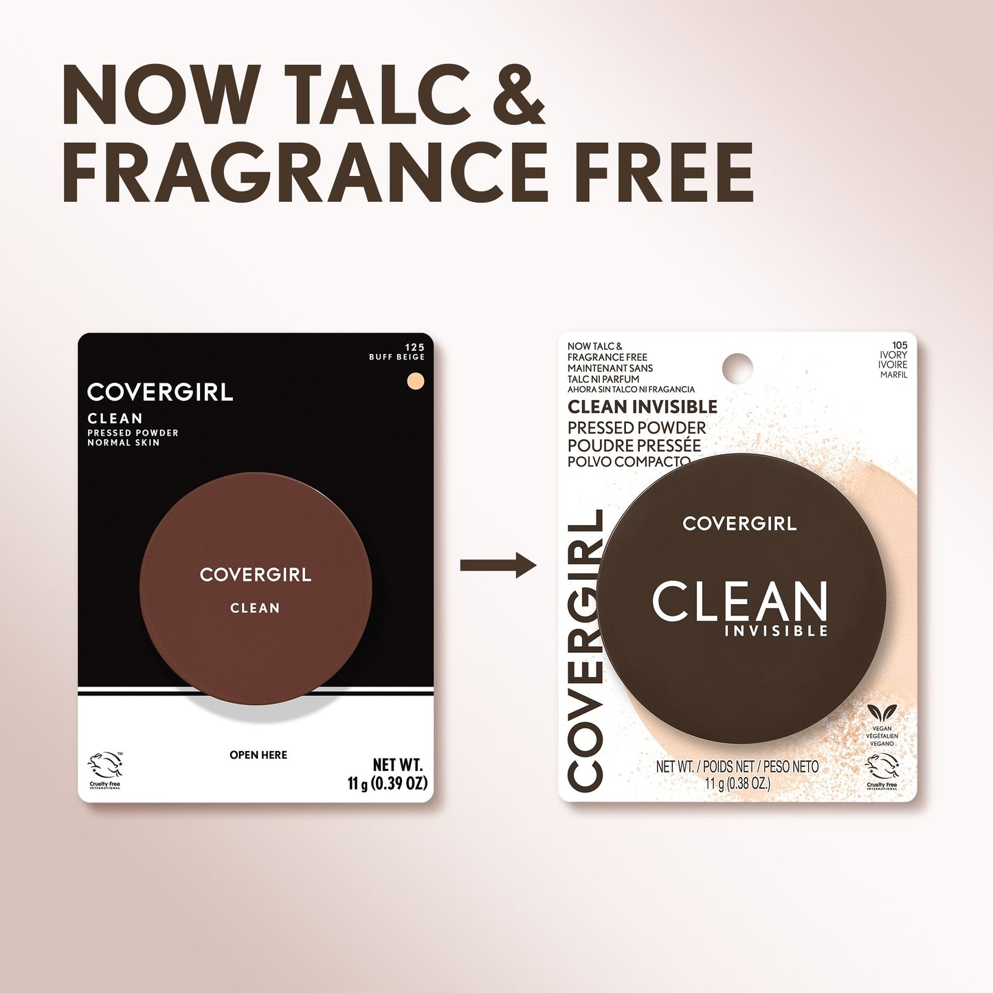 Covergirl Clean Invisible Pressed Powder, Creamy Beige