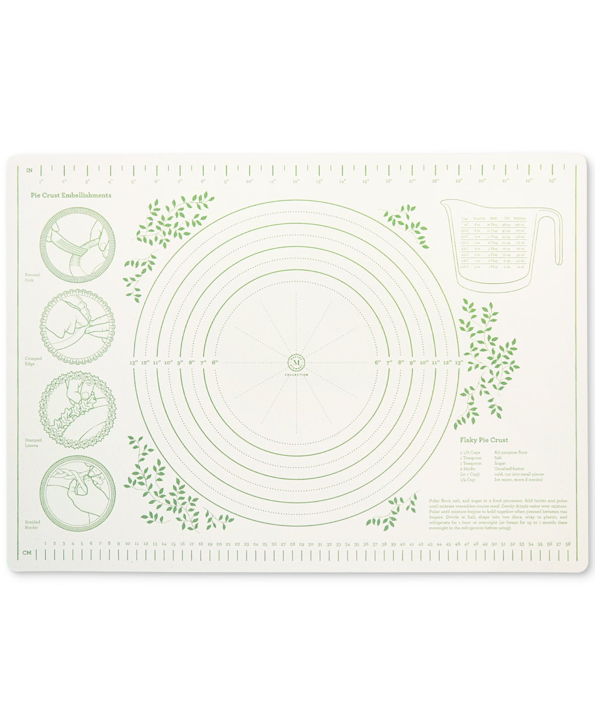 Martha Stewart Collection Harvest Pie/Pastry Baking Mat, Created for Macy's