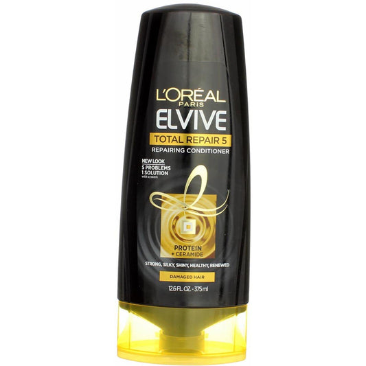 L'Oreal Paris Advanced Haircare Total Repair 5 Restoring Conditioner, 12.6 Fl Oz