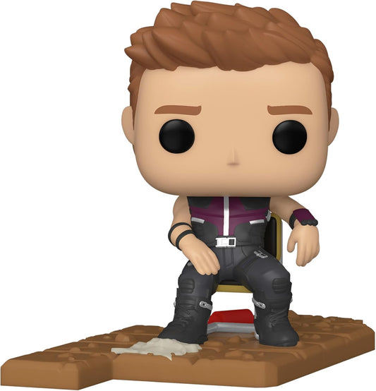Funko Pop! Deluxe Marvel: Avengers Victory Shawarma Series - Hawkeye, Amazon Exclusive, Figure 3 of 6