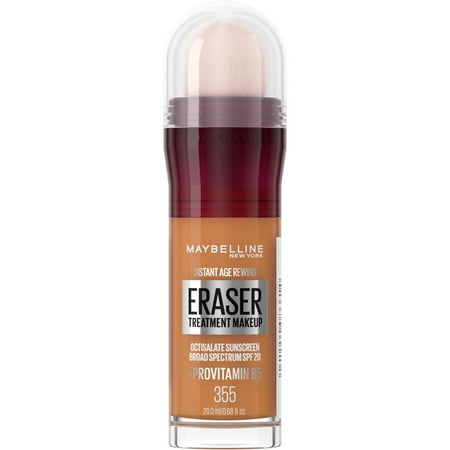 Maybelline Instant Age Rewind Eraser Treatment Foundation Makeup, SPF 20, 355, 0.68 fl oz