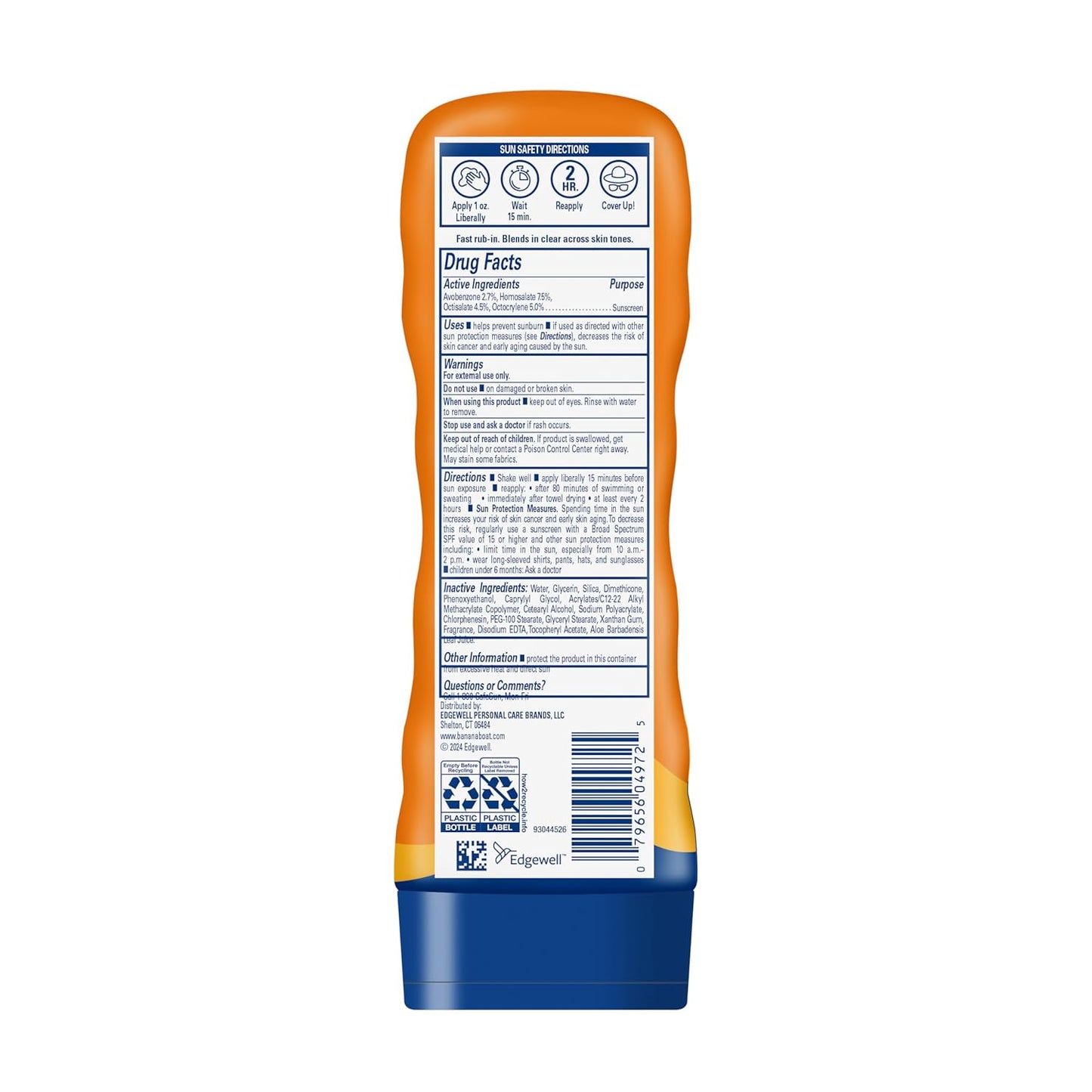 Banana Boat Sport Ultra SPF 50 Sunscreen Lotion, 8oz | Banana Boat Sunscreen SPF 50 Lotion, Oxybenzone Free, Sunblock, Water Resistant, 8oz