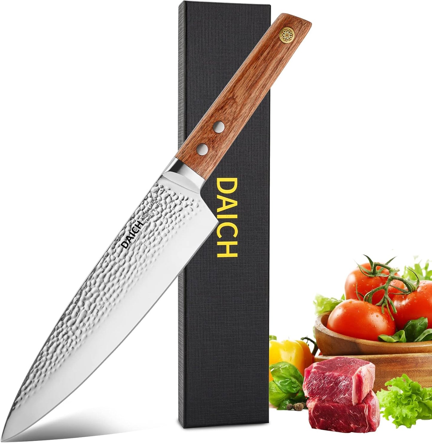 DAICH 8-inch Chef's Knife - Rosewood Handle