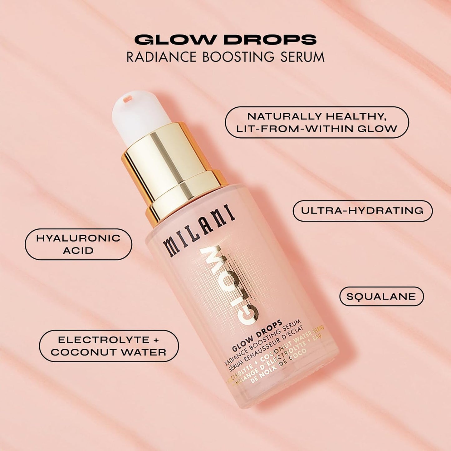 Milani Glow Drops Radiance Boosting Serum - (1.0 Fl.Oz.)