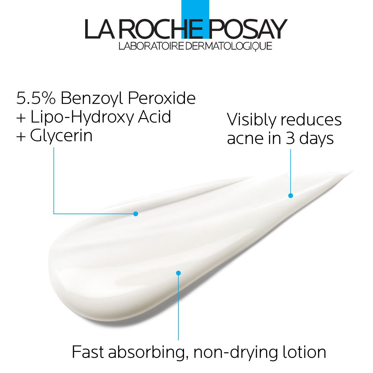 La Roche-Posay Effaclar Duo Dual Action Acne Treatment with Benzoyl Peroxide, 1.35 Ounces