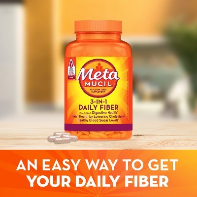 Metamucil Psyllium Fiber Supplement - Capsule - 160ct