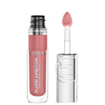 LOreal Paris Plump Ambition Hyaluron Lip Oil Plumping Lip Gloss - Worth It - 0.16 fl oz