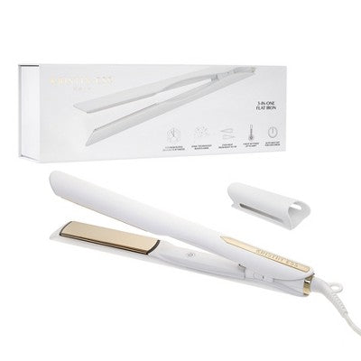 Kristin Ess 3-in-1 Titanium Flat Iron Hair Straightener for Straightening, Waving & Curling - 1 1/4"
