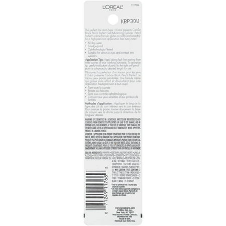 L'Oreal Paris Pencil Perfect Self Advancing Eyeliner, Carbon Black