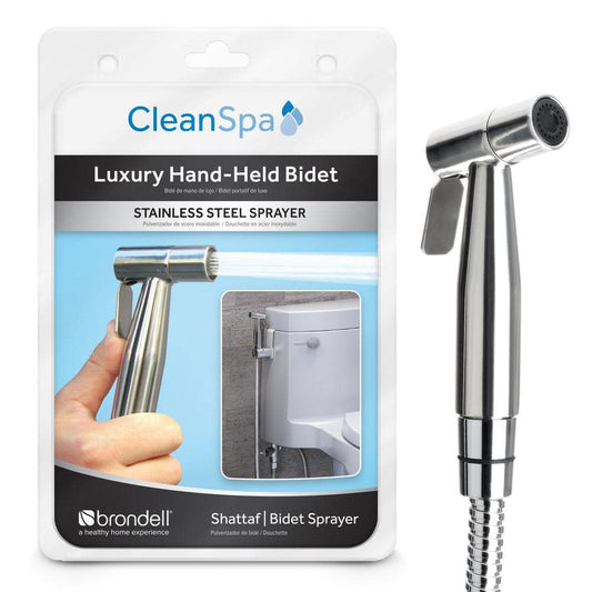 CleanSpa Luxury Handheld Bidet in Silver