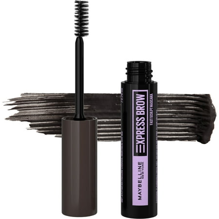 Maybelline Express Brow Fast Sculpt Eyebrow Gel Mascara Makeup, Black Brown