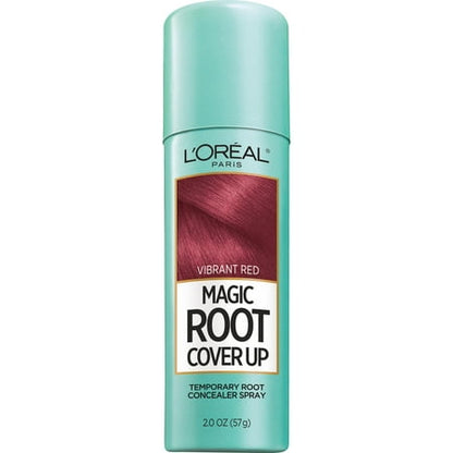 L'Oreal Paris Magic Root Cover Up, Temporary Gray Concealer Spray, Bright Red, Aerosol, 2 oz