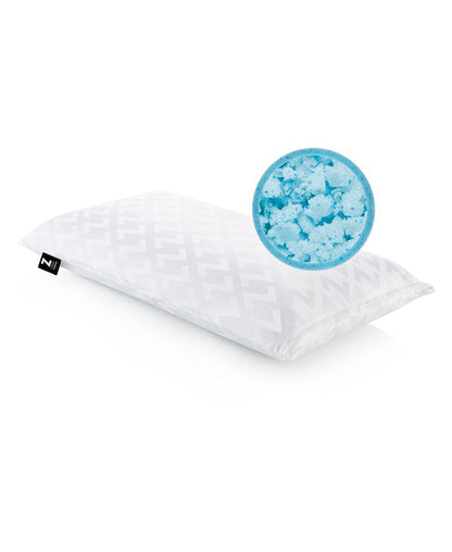 Z Gel Shredded Memory Foam Queen Pillow - White - Queen