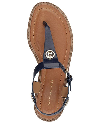 Tommy Hilfiger Women's Bennia Thong Flat Sandals - Blue - 9.5M