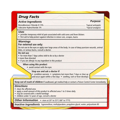 Cicloferon Cold Sore Treatment Gel, Clear, 1 Tube of 0.14 oz