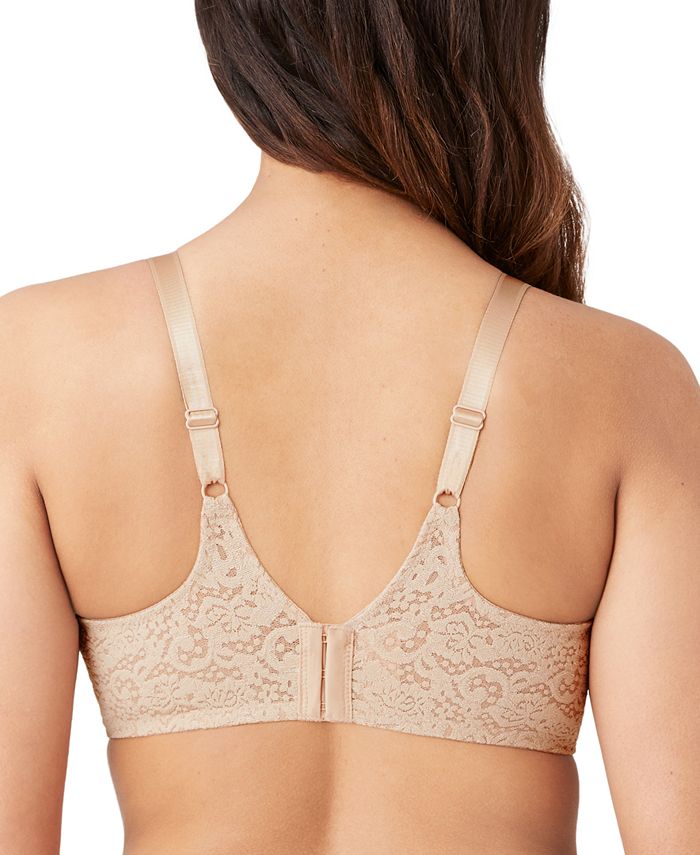 Wacoal Full Figure Halo Lace Bra 65547 - Tan/Beige - 36D
