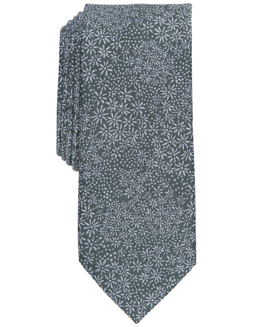 Bar Iii Men's Levetin Skinny Floral Tie, Created for Macy's