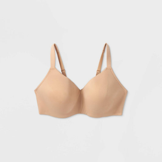 Women's Wirefree Bra - Auden™ Tan 48DD