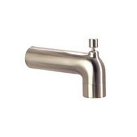 GERBER G0085195BN WICKER PARK TUB SPOUT W/ DIVERTER, BRUSHED NICKEL