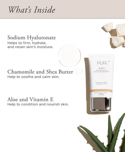 PÜR 4-In-1 Tinted Moisturizer SPF 20, Tan