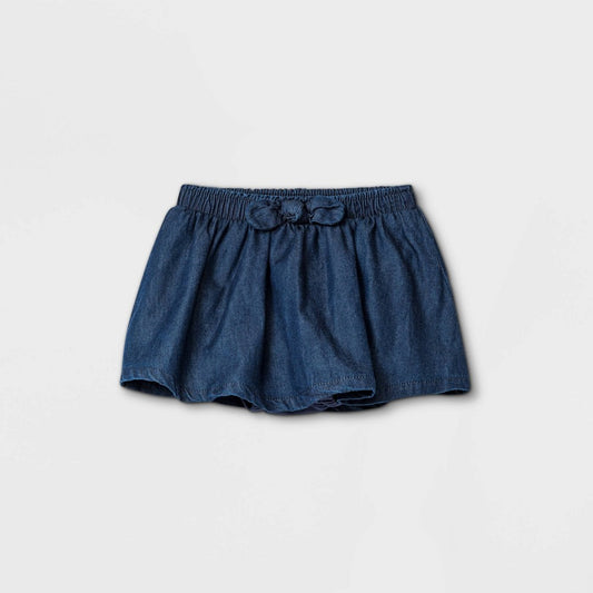 NB Baby Girls' Denim Skirt - Cat & Jack™ Blue