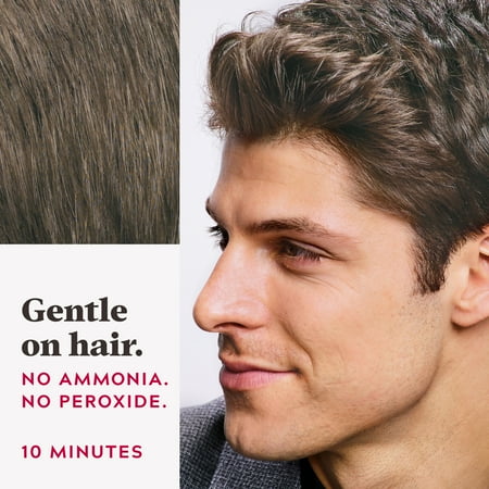 Just For Men Easy Comb-in Hair Color for Men with Applicator, Medium Brown, A-35, 3 Pack