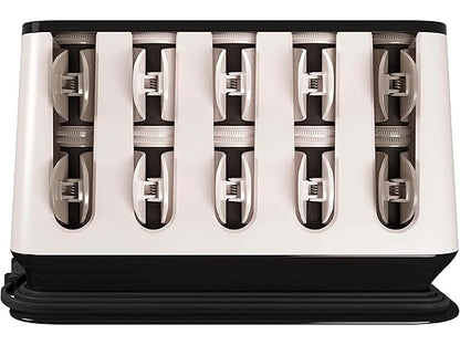 REMINGTON SHINE THERAPY Argan Oil & Keratin Treated Hair Setters / Hot Rollers White