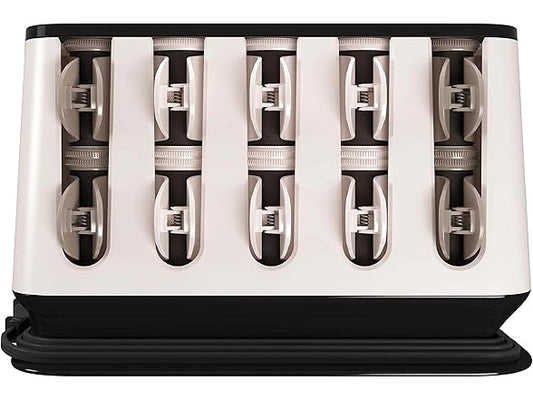 REMINGTON SHINE THERAPY Argan Oil & Keratin Treated Hair Setters / Hot Rollers White