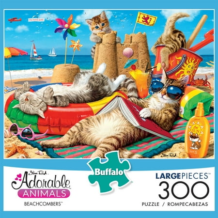 Buffalo Games - Adorable Animals - Beachcombers - 300 Piece Jigsaw Puzzle