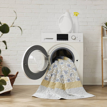 Madison Park 6-Piece Vanessa Quilt Set with Shams and Throw Pillows