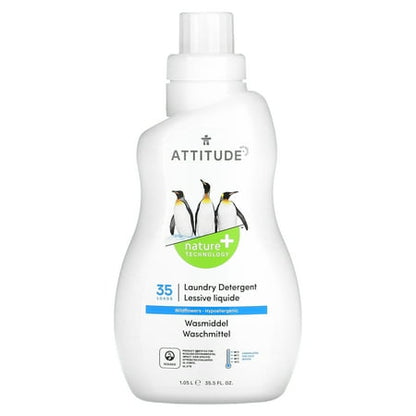 ATTITUDE Laundry Detergent, Wildflowers, 35.5 fl oz (1.05 l)