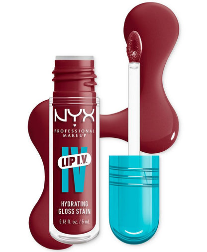 NYX Professional Makeup Lip IV Hydrating Gloss Stain - Red