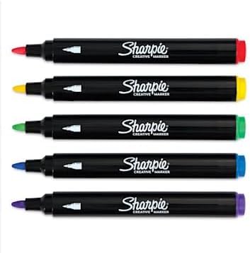 Sharpie Chisel Tip Assorted Creative Markers, 10-Pack