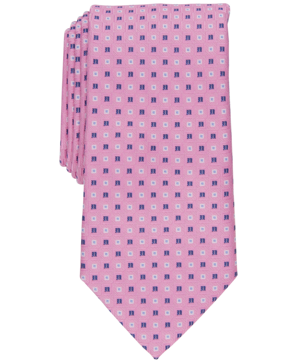 Club Room Men's Classic Neat Tie, Created for Macy's - Pink