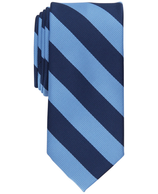 Club Room Men's Classic Stripe Tie, Created for Macy's - Lt Blue