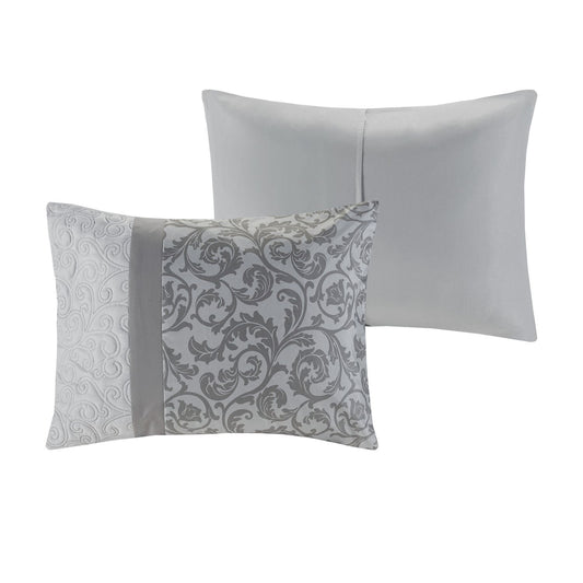 510 Design Lynda Embroidered 8-piece Comforter Set with Throw Pillows, King