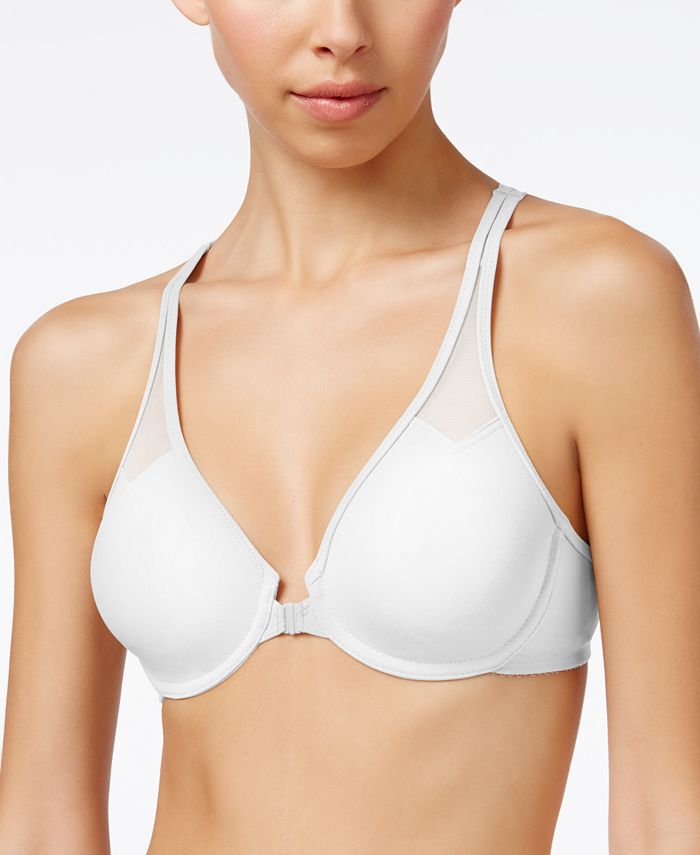 Wacoal Body by Wacoal Racerback Underwire Front Close Bra 65124 - White - 36D