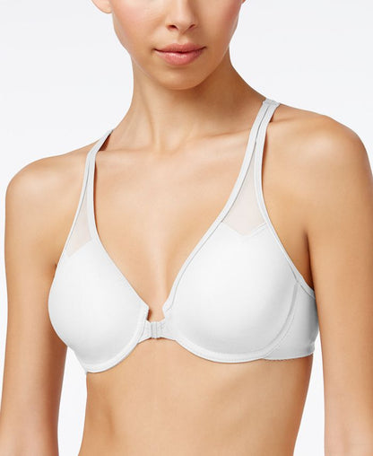 Wacoal Body by Wacoal Racerback Underwire Front Close Bra 65124 - White - 36D