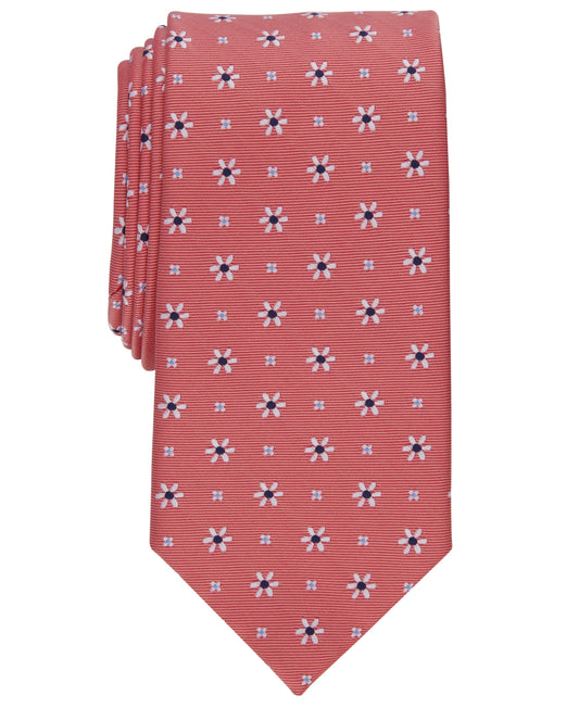 Club Room Men S Classic Floral Neat Tie Red Size Regular